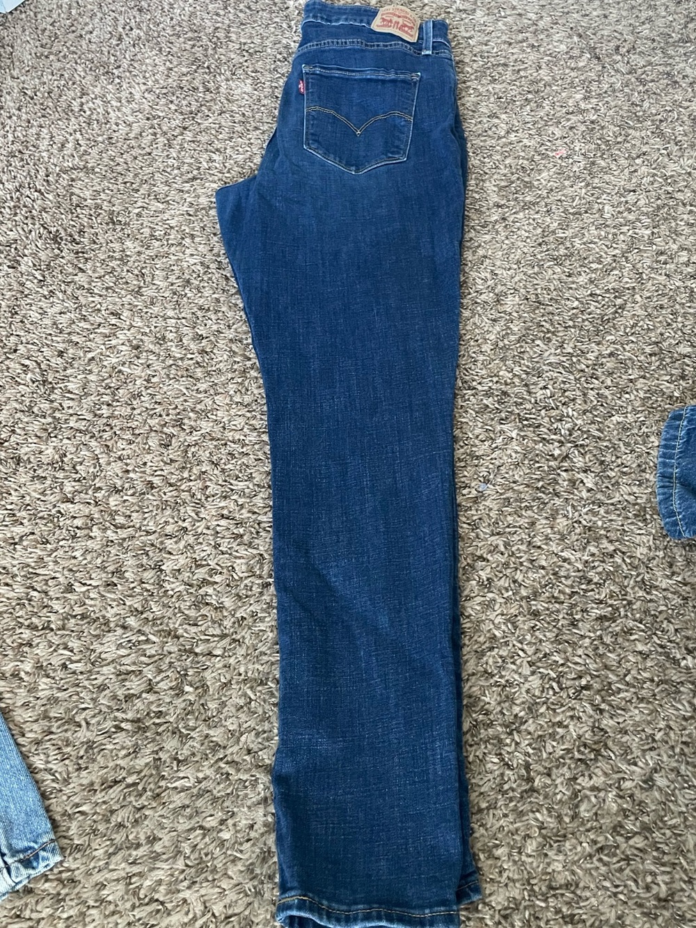 Levi's Indigo Blue High-Rise Skinny Jeans